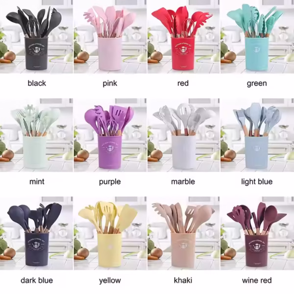 12 Pieces in 1 Set Kitchen Accessories Cooking Tools - Image 2