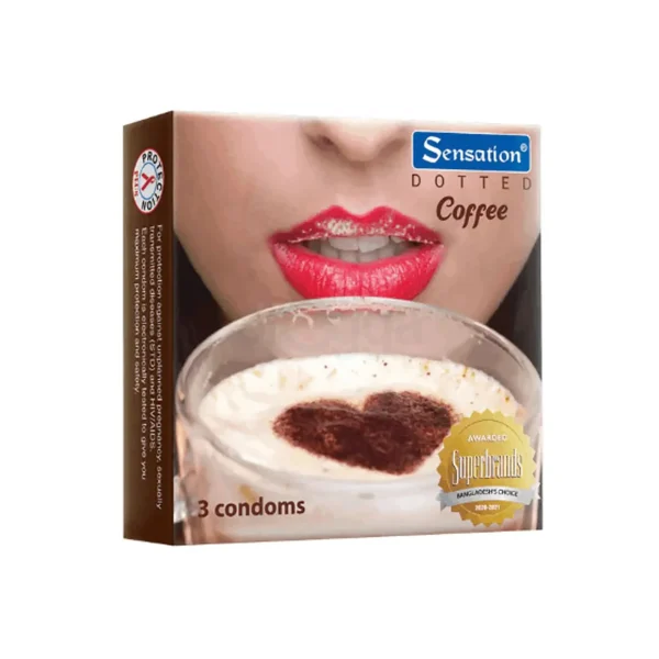 Sensation Dotted Coffee Condom