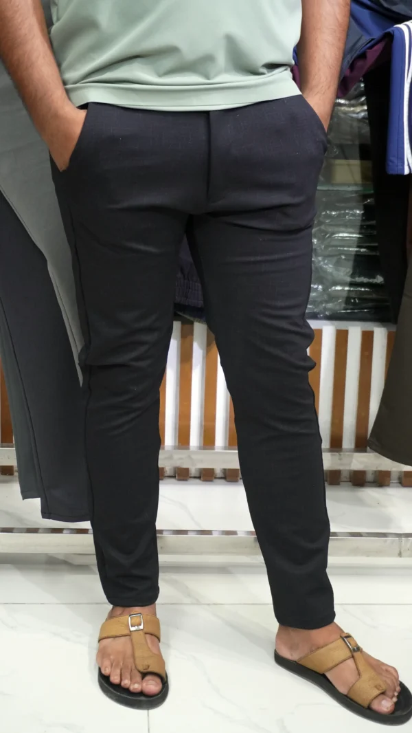 কালো ফরমাল প্যান্ট। - Image 2