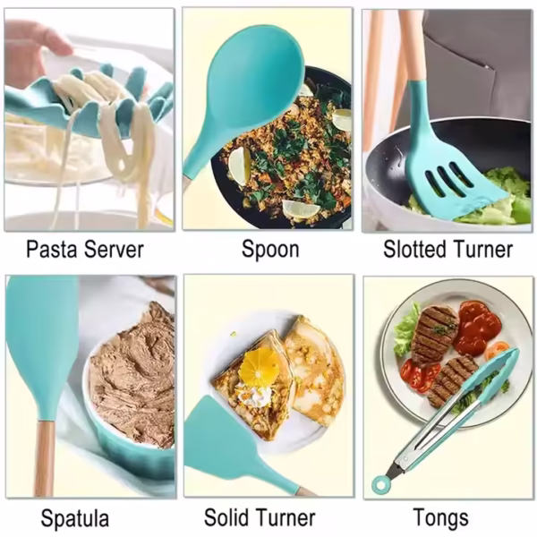 12 Pieces in 1 Set Kitchen Accessories Cooking Tools - Image 4