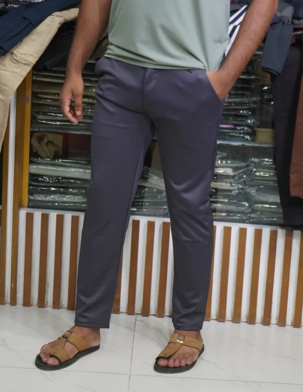 ডিপ অ্যাশ কালার ফরমাল প্যান্ট - Image 3