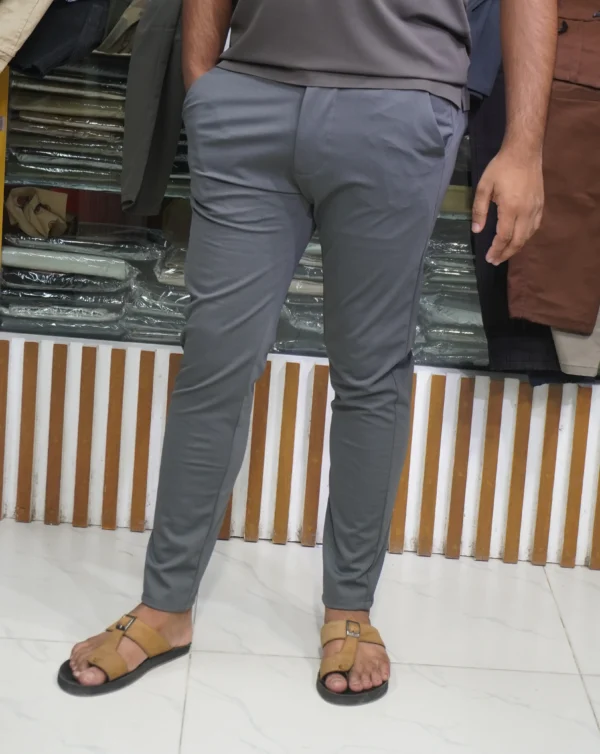 ডিপ গ্রে কালার ফরমাল প্যান্ট - Image 3