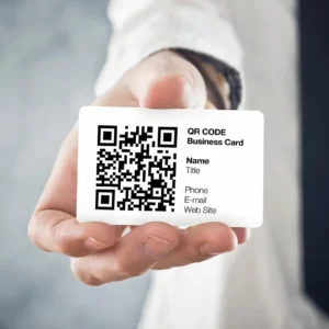 QR Code ভিজিটিং কার্ড